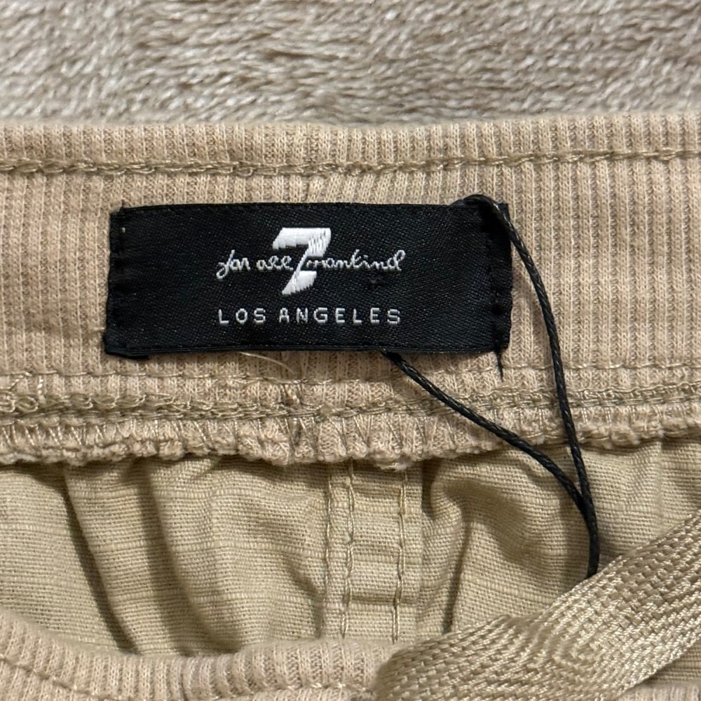 7 For All Mankind Kids Boys Stone Ripstop Cargo Shorts Size 5 Beige - Picture 3 of 7